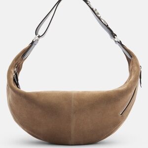 LEMAIRE Quiver suede shoulder bag